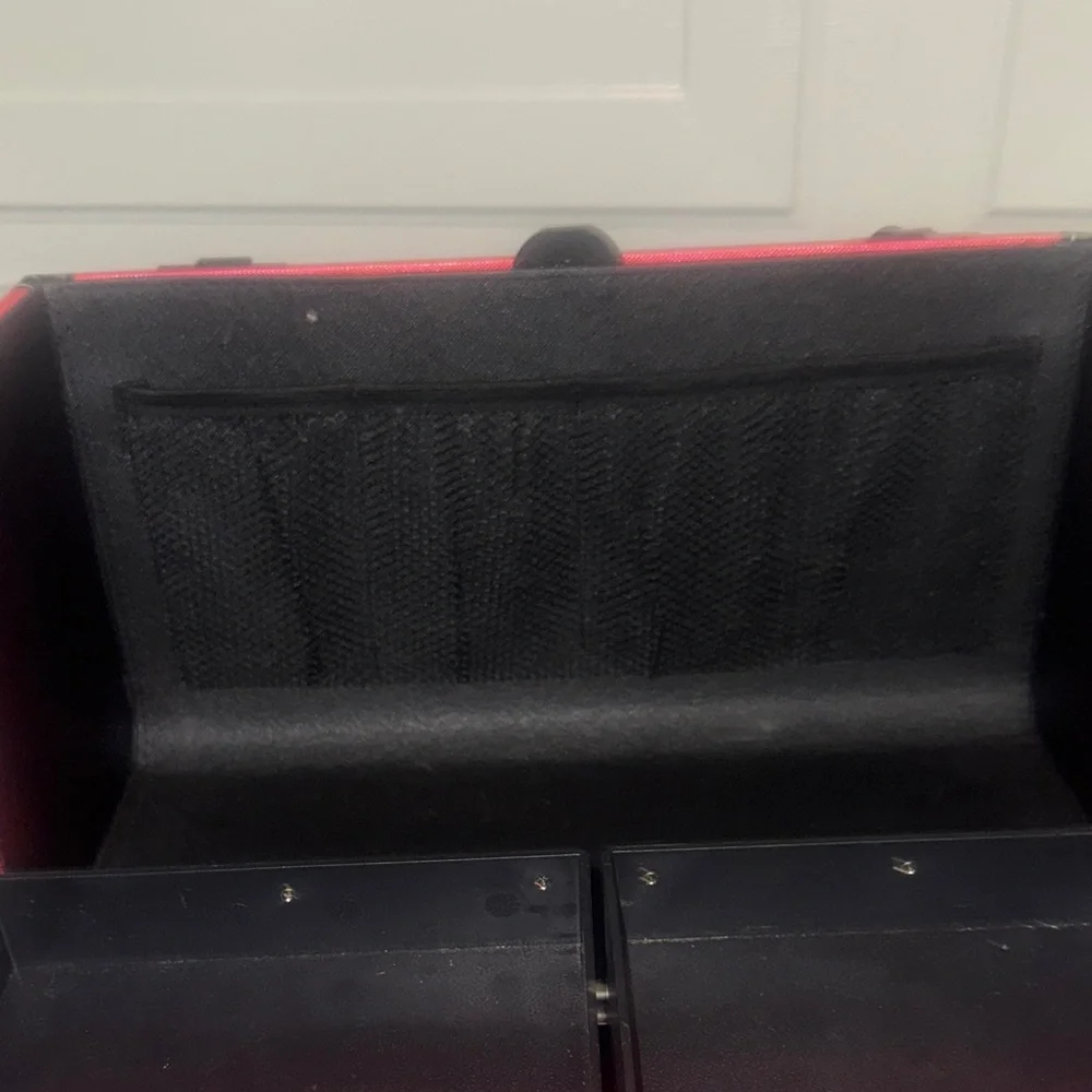 Pink Rolling Make-up Storage Trunk